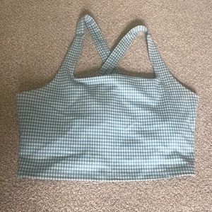 Plaid Nike Dri-fit tank top